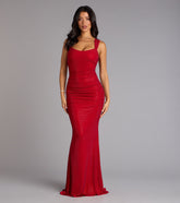 Kaylie Rhinestone Mermaid Formal Dress