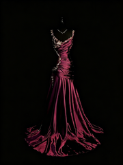 Chic Mermaid Spaghetti Strap Satin With Gold Appliqued Long Party Dresses Prom Dresses Impress Wedding Guest Dress N917