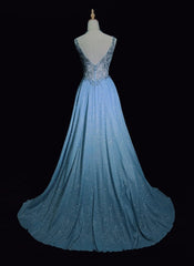 Elegant Prom Dresses Inspo Mermaid V Neck Strap Blue Sequin With Ruffled For Women Formal Dress N3227