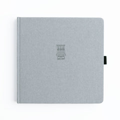 8x8 Gray Cafe Lined Notebook - Archer and Olive