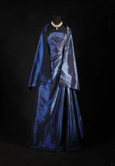 Vintage Ball Gowns Women's Cocktail Party Gowns Strapless With Beads Lace Cape Tops Long Graduation Dinner Outfits Prom Dresses AS130