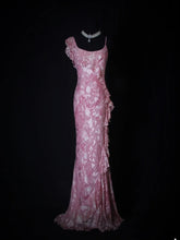 Vintage Prom Dresses Aesthetic Mermaid Pink Lace 2000s Semi Formal Inspo Impress Long Party Formal Gown For Teens High Schools AS259