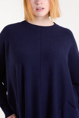 Round Neck Pocket Jumper