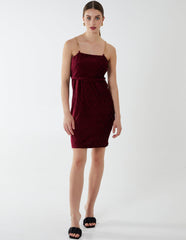 Chain Strap Mini Dress