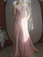 Vintage 1960s Mermaid V Neck Pink With Ruffles Lace Prom Dresses Inspiration Long Party Evening Dress 18th Birthday Outfits AB2379