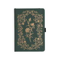 Antique Floral: Dot Grid Notebook - Archer and Olive