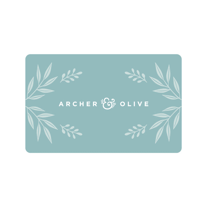 Archer & Olive Gift Card (Digital Only) - Archer and Olive