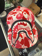 Bape pink camo hat