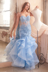 Formal Long Dress Cc8915 by Ladivine