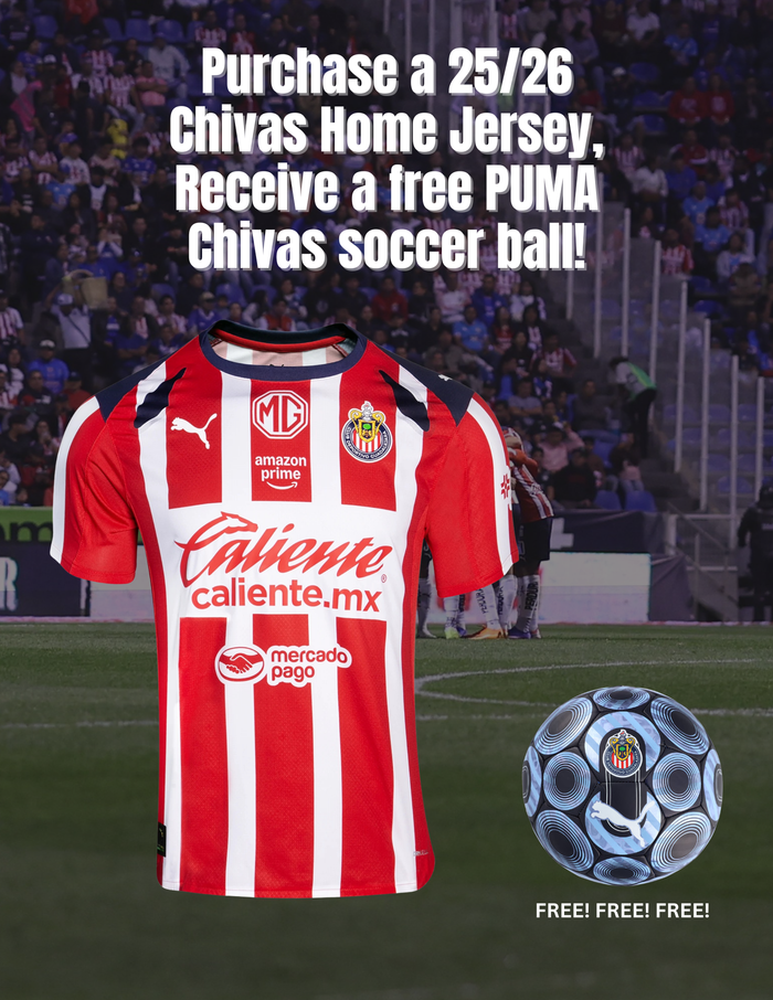 PUMA Chivas Men's Home Jersey 25/26 - 713574 01