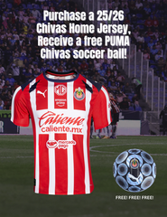 PUMA Chivas Men's Home Jersey 25/26 - 713574 01