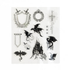 Dragon Spire Acrylic Stamp Set - Archer and Olive