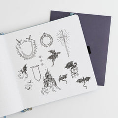 Dragon Spire Acrylic Stamp Set - Archer and Olive