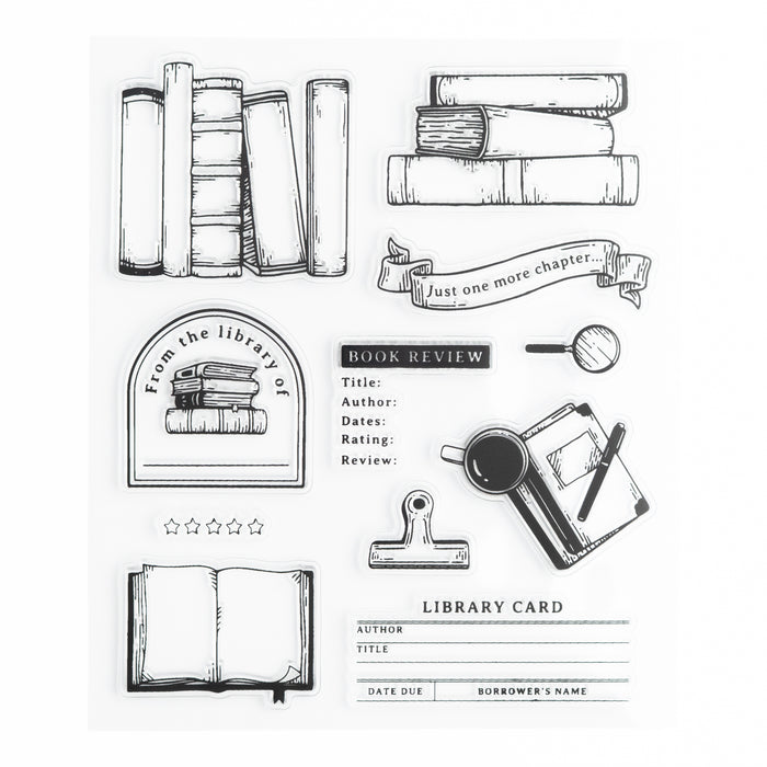 Everyday Bookish Acrylic Stamps - Archer and Olive