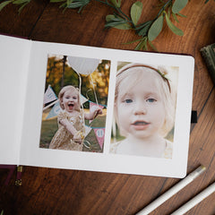 Snow & Stillness Heirloom Album - Archer and Olive