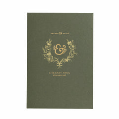 Stickers: Literary Frog - Archer and Olive