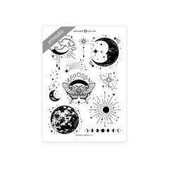 Printable Stickers: Lunar Veil - Archer and Olive