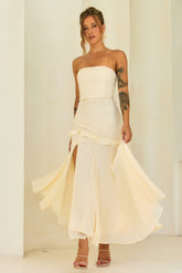 Sugar Reverie Lace Maxi Dress - Ivory
