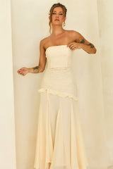 Sugar Reverie Lace Maxi Dress - Ivory