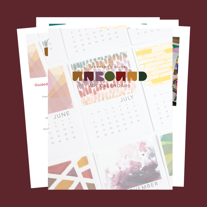 UNBOUND Advent Art Calendars eCourse - Archer and Olive