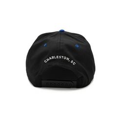 Upside Down Uptown Hat Black and Blue