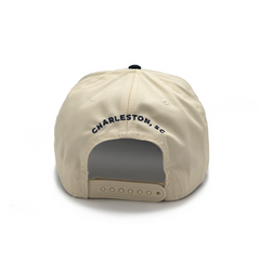 Upside Down Uptown Hat Cream and Red