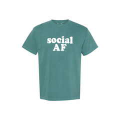 Uptown Social AF Tee Green