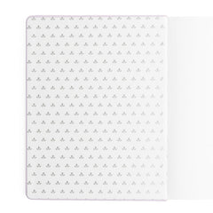 White mat with a subtle pattern on a white background