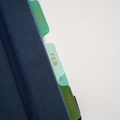 Vinyl Planner Tabs - Blues & Greens - Archer and Olive