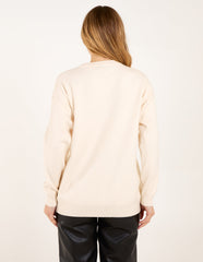 Flower Diamante Jumper