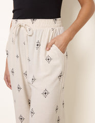 Trousers With All Over Embroidery