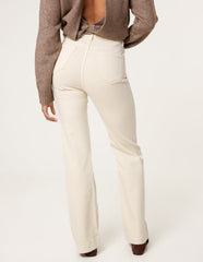 Wide Leg Deep Hem Jeans