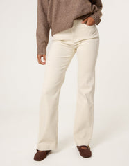 Wide Leg Deep Hem Jeans