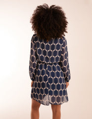 Geometric Print Dress