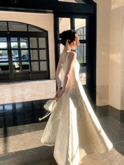 Simple A Line Square Neck Satin Summer Formal For Women Girls Teens Prom Dresses N2215