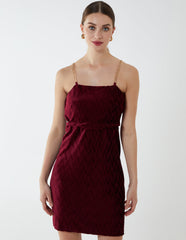 Chain Strap Mini Dress