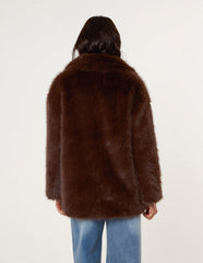 Short Faux Fur Coat