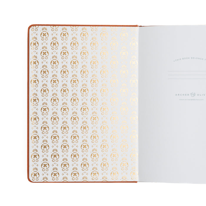 Chrysanthemum Dot Grid Notebook - Archer and Olive