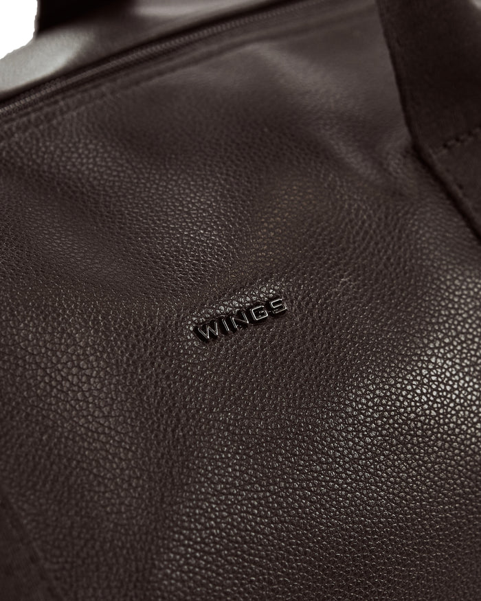 Large elegant WINGS WILLOW BLACK bag