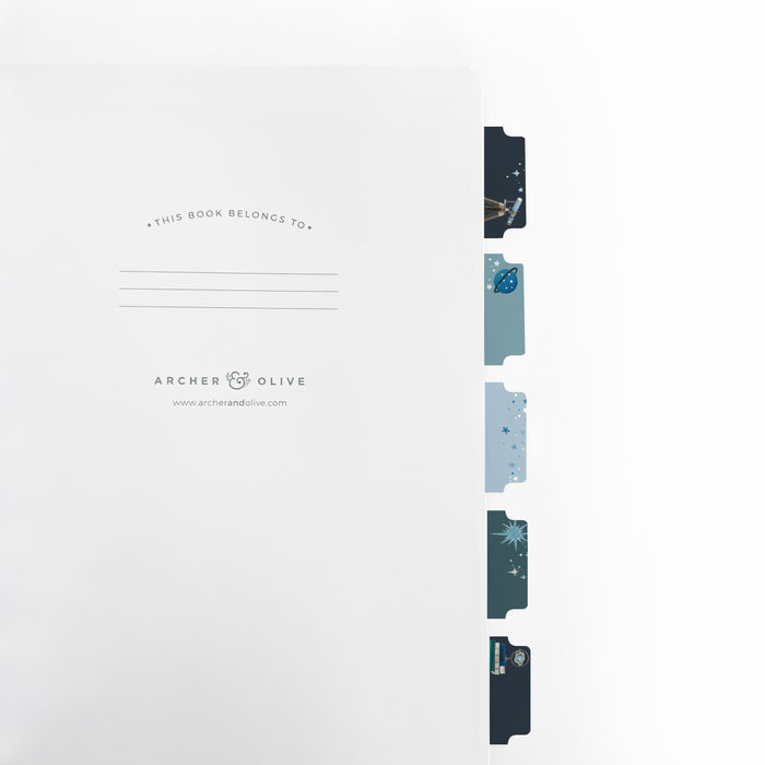 Meteor Shower: Printable Planner Tabs - Archer and Olive