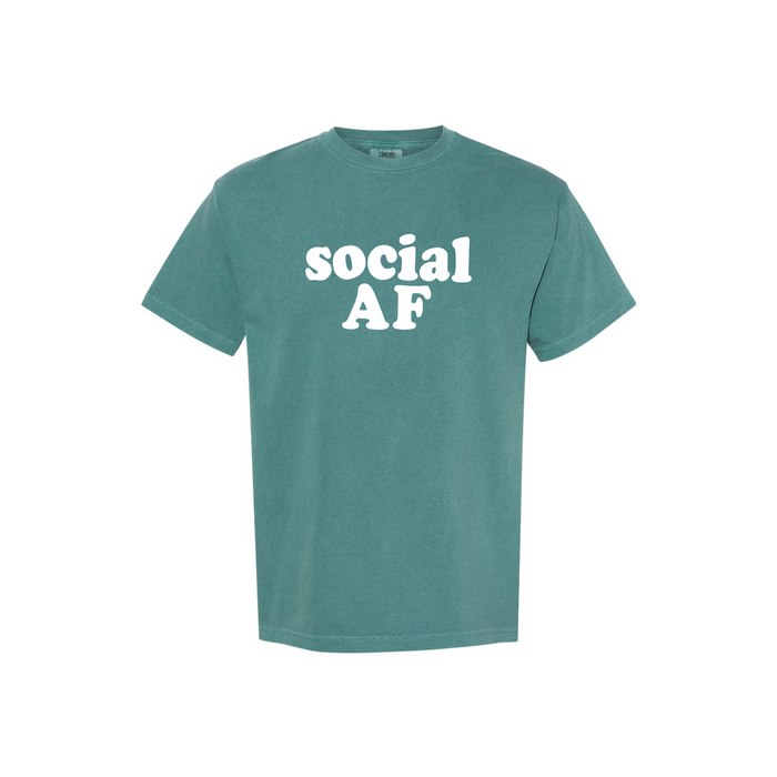 Uptown Social AF Tee Green