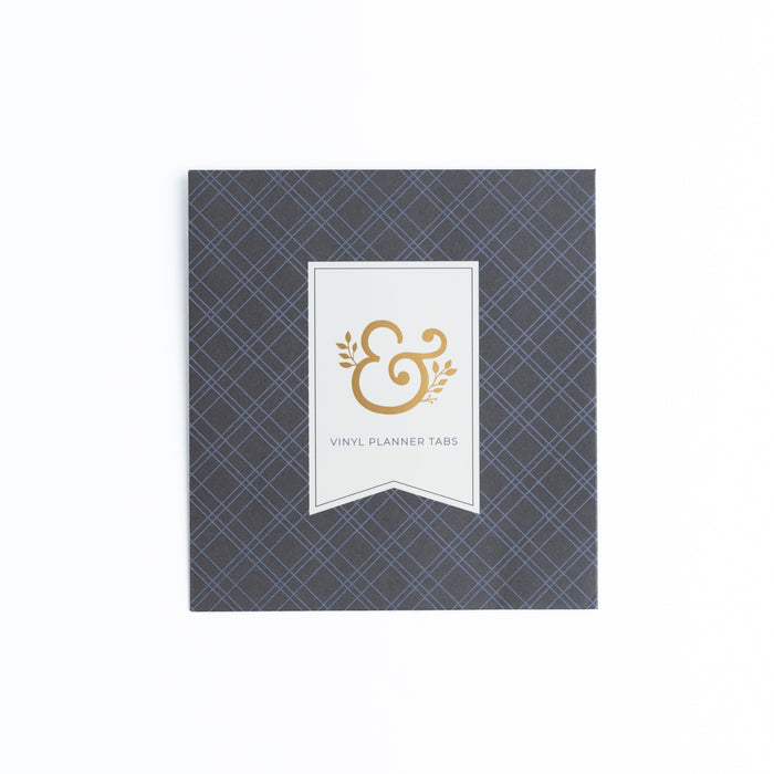 Vinyl Planner Tabs - Grayscale - Archer and Olive